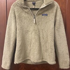 Patagonia Beige Fleece Pullover